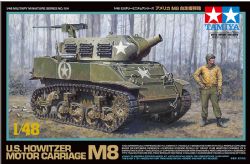 TAMIYA -  1/48 - TANK HOWITZER MOTORCARRIAGE M8 32604