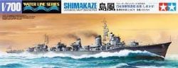 TAMIYA -  1/700 - DESTROYER SHIMAKAZE - JAPANESE BATTLESHIP -  WATER LINE SERIES
