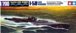 TAMIYA -  1/700 - JAPANSESE SUBMARINE I-58 LATE VERSION -  WATER LINE SERIES 31435
