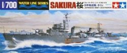TAMIYA -  1/700 - SAKURA - JAPANESE NAVY DESTROYER -  WATER LINE SERIES 31429