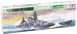 TAMIYA -  1/700 - SCHARNHORST - GERMAN BATTLESHIP -  WATER LINE SERIES