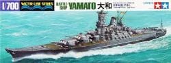 TAMIYA -  1/700 - YAMATO - JAPANESE BATTLESHIP -  WATER LINE SERIES