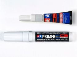 TAMIYA -  CA CEMENT & PRIMER SET (PP/PE/POM/EVA)