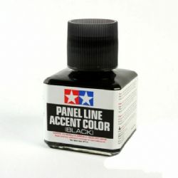 TAMIYA -  PANEL LINE ACCENT COLOR - BLACK (40 ML)