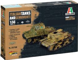 TANK -  ITALIAN TANKS & SEMOVENTI 1/56 -  ITALERI