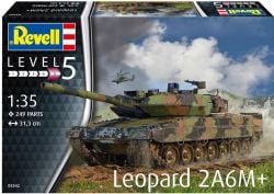 TANK -  LEOPARD 2A6M+ - 1/35 -  REVELL