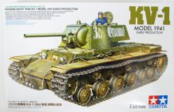 TANK -  RUSSIAN HEAVY KV-1 MODEL 1941 EARLY PRODUCTION 1/35