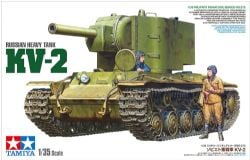 TANK -  RUSSIAN HEAVY TANK KV-2 - 1/35 -  TAMIYA