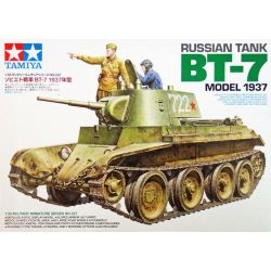 TANK -  RUSSIAN TANK SLOPED ARMOR ON TURRET BT-7 MODEL 1937 1/35