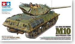 TANK -  U.S. DESTROYER M10 MID PRODUCTION 1/35 (CHALLENGING)
