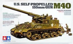 TANK -  US SELF-PROPELLED 155MM GUN M40 1/35 -  TAMIYA
