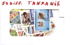 TANZANIA -  50 ASSORTED STAMPS - TANZANIA