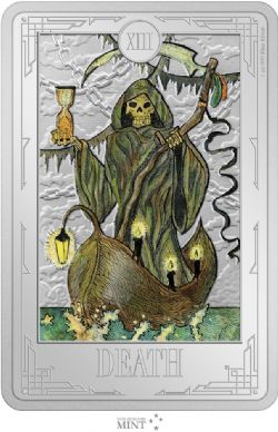 TAROT CARDS -  THE DEATH -  2023 NEW ZEALAND COINS 14