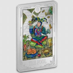 TAROT CARDS -  THE FOOL -  2021 NEW ZEALAND COINS 01