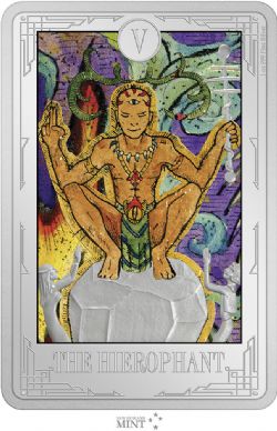 TAROT CARDS -  THE HIEROPHANT -  2022 NEW ZEALAND COINS 06