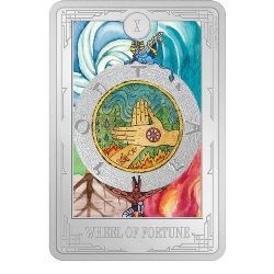 TAROT CARDS -  THE WHEEL OF FORTUNE -  2023 NEW ZEALAND COINS 11