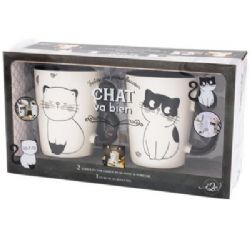 TASSE -  COFFRET CHAT VA BIEN !