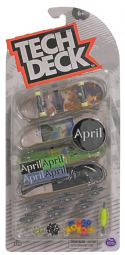 TECH DECK -  APRIL -  4 BOARD SET