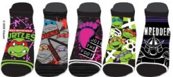 TEENAGE MUTANT NINJA TURTLES -  5 PACK ANKLE SOCK