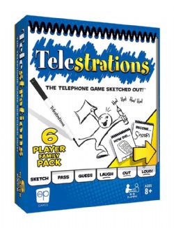 TELESTRATIONS -  6 PLAYER FAMILY PACK (ENGLISH)