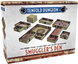TENFOLD DUNGEON -  MODULAR ROLEPLAYING TERRAIN SET - SMUGGLER'S DEN -  MINIATURE TERRAIN