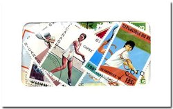TENNIS -  25 ASSORTED STAMPS - TENNIS