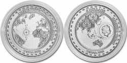 TERRA EARTH - 1 OUNCE FINE SILVER COIN -  2022 TOKELAU COINS