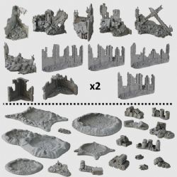 TERRAIN CRATE -  ARMAGEDDON SECTOR -  MINIATURE TERRAIN