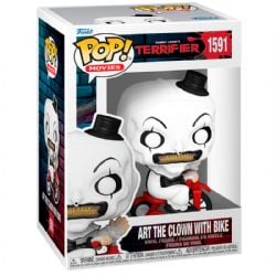 TERRIFIER -  POP! VINYL FIGURE OF ART THE CLOWN WITH BIKE (4 INCH) 1591