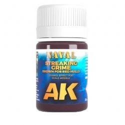 TEXTURE -  BROWN FOR RED HULLS (35ML) -  AK INTERACTIVE