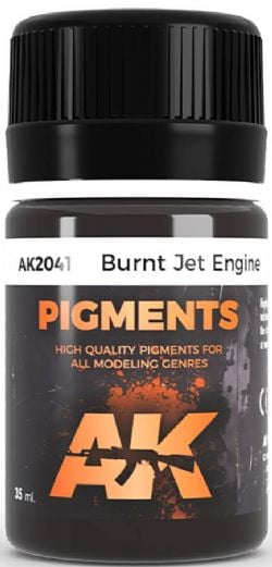 TEXTURE -  BURNT JET ENGINE PIGMENTS (35ML) -  AK INTERACTIVE