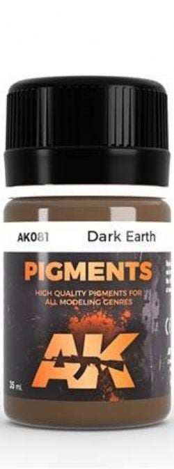 TEXTURE -  DARK EARTH PIGMENTS (35ML) -  AK INTERACTIVE