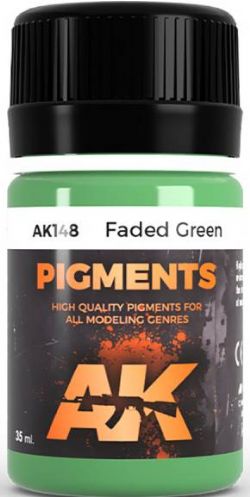 TEXTURE -  FADED GREEN PIGMENTS (35ML) -  AK INTERACTIVE