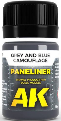 TEXTURE -  GREY AND BLUE CAMOUFLAGE (35ML) -  AK INTERACTIVE