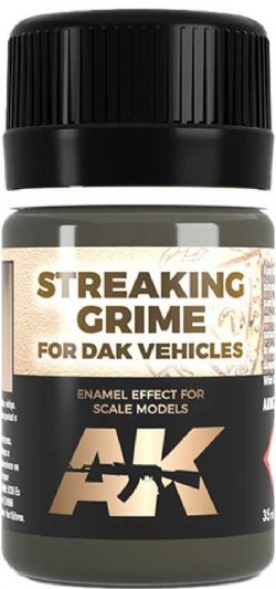 TEXTURE -  STREAKING GRIME FOR DARK VEHICLES (35ML) -  AK INTERACTIVE