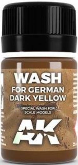 TEXTURE -  WASH FOR GERMAN DARK YELLOW (35ML) -  AK INTERACTIVE