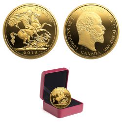 THE 1908 SOVEREIGN: 110TH ANNIVERSARY OF THE ROYAL CANADIAN MINT -  2018 CANADIAN COINS