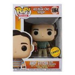 THE 40-YEAR-OLD VIRGIN -  POP! VINYL FIGURE OF ANDY STITZER HOLDING OSCAR GOLDMAN (4 INCH) CHASE 1064