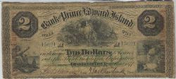 THE BANK OF PRINCE EDWARD ISLAND -  1877 2-DOLLAR NOTE (G) -  1877 CANADIAN BANKNOTES