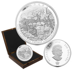 THE BATTLE OF CHATEAUGUAY -  2013 CANADIAN COINS