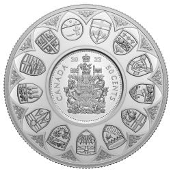 THE BIGGER PICTURE -  50-CENT COIN: THE COAT OF ARMS -  2022 CANADIAN COINS 06