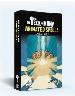 THE DECK OF MANY -  ANIMATED SPELLS - LEVEL 6 - VOL. 1 (ENGLISH) -  CARDS ACCESSORY 5E