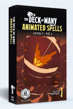 THE DECK OF MANY -  ANIMATED SPELLS - LEVEL 7 - VOL. 1 (ENGLISH)