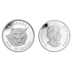 THE FIERCE CANADIAN LYNX -  2014 CANADIAN COINS