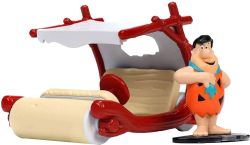 THE FLINTSTONE -  FLINTMOBILE WITH FRED FLINTSTONE FIGURE - 1/32 -  HOLLYWOOD RIDES