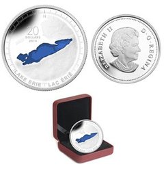 THE GREAT LAKES -  LAKE ERIE -  2014 CANADIAN COINS 03