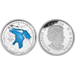 THE GREAT LAKES -  LAKE HURON -  2015 CANADIAN COINS 05