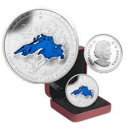 THE GREAT LAKES -  LAKE SUPERIOR -  2014 CANADIAN COINS 01