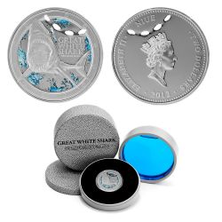 THE GREAT WHITE SHARK -  2012 NEW ZEALAND COINS