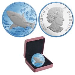 THE GREAT WHITE SHARK -  2018 CANADIAN COINS